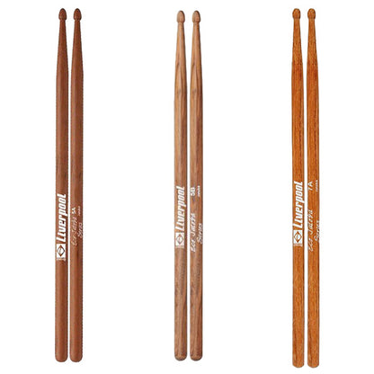 Liverpool Drumstick Eco Jatoba Wood Tip Series Drum Stick - EJ 5AM 5BM 7AM