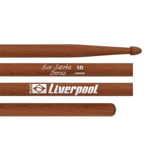 Liverpool Drumstick Eco Jatoba Wood Tip Series Drum Stick - EJ 5AM 5BM 7AM