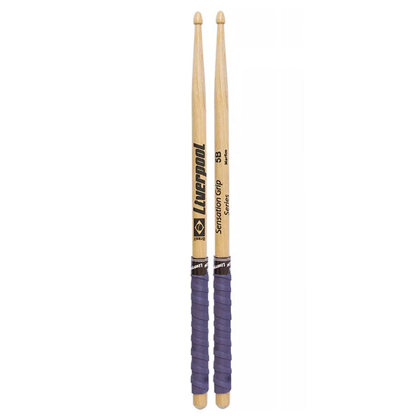 Liverpool Drumstick Sensation Grip Series Marfim Wood Tip Drum Stick - EVA 5AM 5BM 7AM