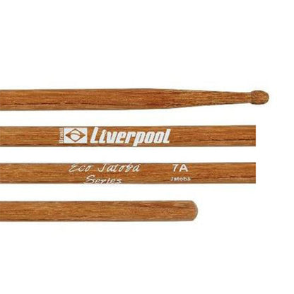 Liverpool Drumstick Eco Jatoba Wood Tip Series Drum Stick - EJ 5AM 5BM 7AM