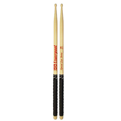 Liverpool Drumstick Special Grip Series Marfim Wood Tip Drum Stick - SG 2BM 5BM 5AM 7AM