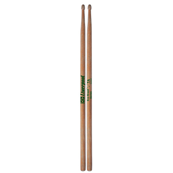 Liverpool Drumstick Eco Brasil Series Eucalyptus Wood Tip Drum Stick - LEBRA 5A 7A