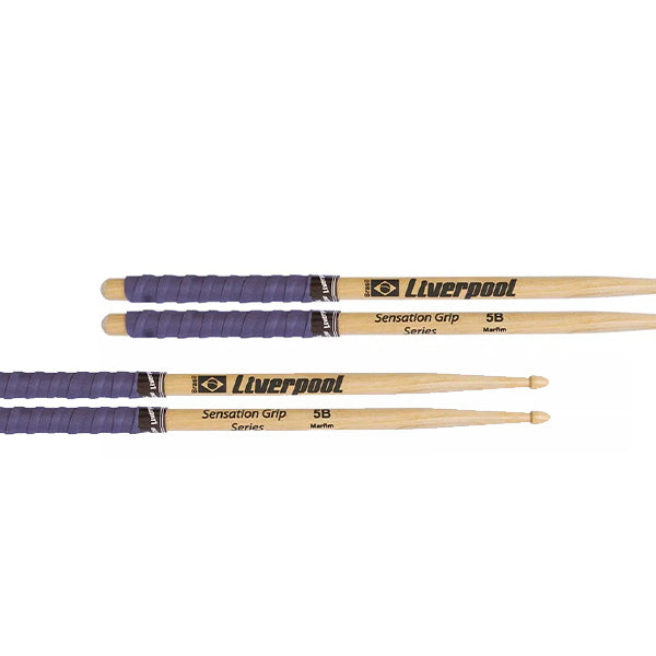 Liverpool Drumstick Sensation Grip Series Marfim Wood Tip Drum Stick - EVA 5AM 5BM 7AM