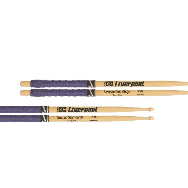 Liverpool Drumstick Sensation Grip Series Marfim Wood Tip Drum Stick - EVA 5AM 5BM 7AM