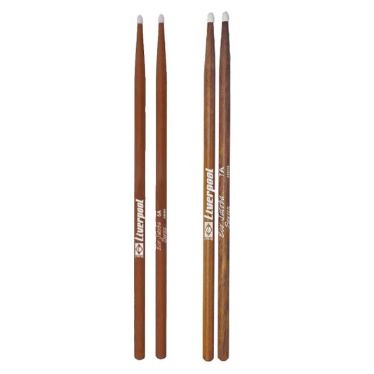 Liverpool Drumstick Eco Jatoba Nylon Tip Drum Stick - EJ 5AN 7AN