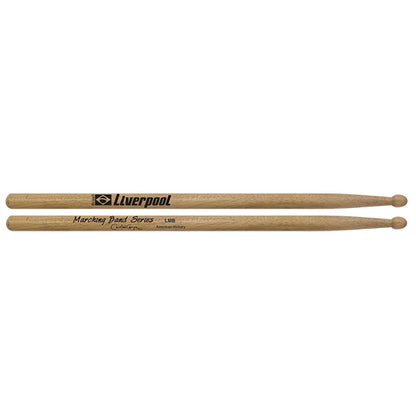 Liverpool Drumstick Marching Band Wood Tip American Hickory Drum Stick - BF LMB CXAT STHY TENWOOD
