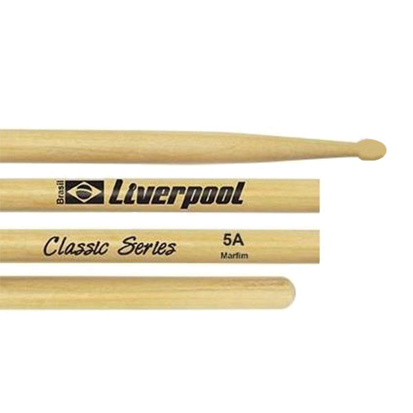 Liverpool Drumstick Marfim Classic Series Wood Tip Drum Stick - LL 5AM 5BM 7AM