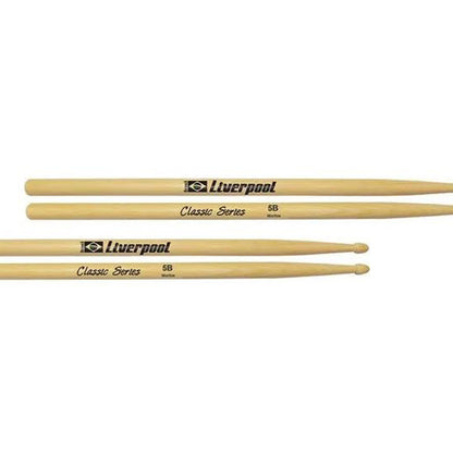 Liverpool Drumstick Marfim Classic Series Wood Tip Drum Stick - LL 5AM 5BM 7AM