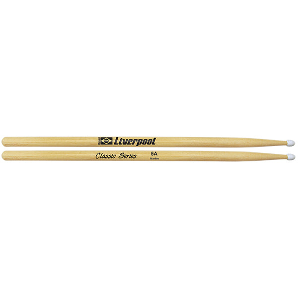 Liverpool Drumstick Marfim Classic Series Nylon Tip Drum Stick - LL 2BN 5AN 5BN 7AN