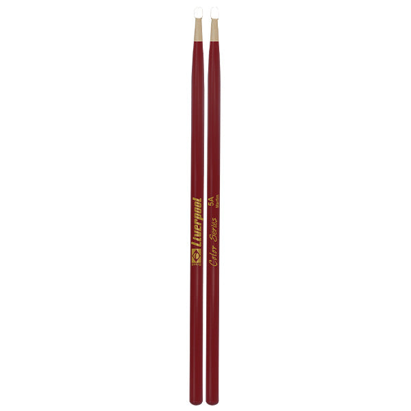 Liverpool Drumstick Color Series Marfim Wood Nylon Tip Drum Stick - LC 5AN 7AN