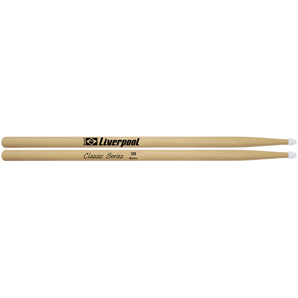 Liverpool Drumstick Marfim Classic Series Nylon Tip Drum Stick - LL 2BN 5AN 5BN 7AN