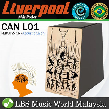 Liverpool Drumstick CAN L01 Nirvana Series Danca Acoustic Percussion Cajon Natural