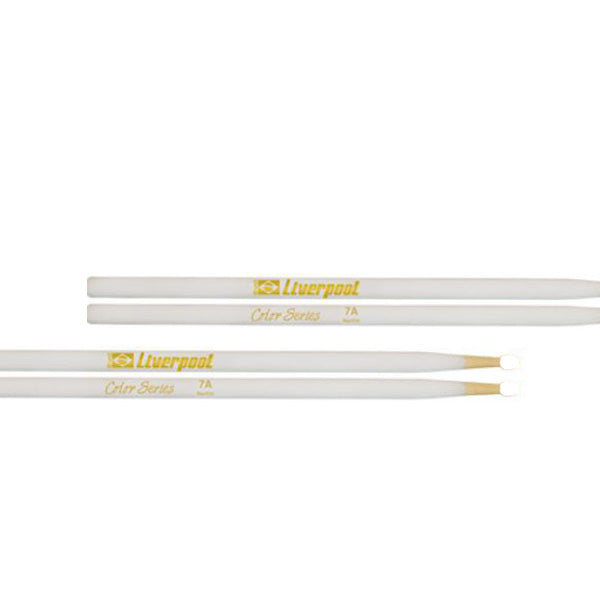 Liverpool Drumstick Color Series Marfim Wood Nylon Tip Drum Stick - LC 5AN 7AN