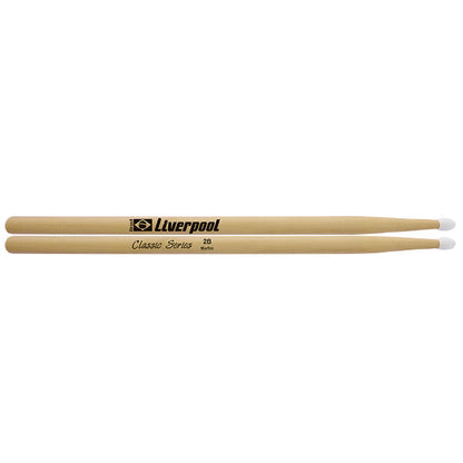 Liverpool Drumstick Marfim Classic Series Nylon Tip Drum Stick - LL 2BN 5AN 5BN 7AN
