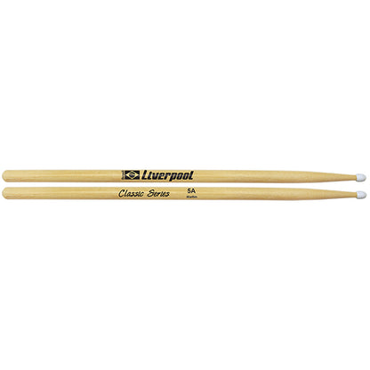 Liverpool Drumstick Marfim Classic Series Nylon Tip Drum Stick - LL 2BN 5AN 5BN 7AN