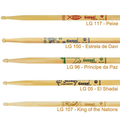 Liverpool Drumstick Gospel Series Marfim Wood Tip Drum Stick - (LG05 LG107 LG117 LG150 LG96)