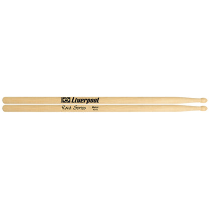 Liverpool Drumstick Rock Series Marfim Wood Tip Drum Stick - (RO DES RO VD RO SHO RO MET RO GEN)