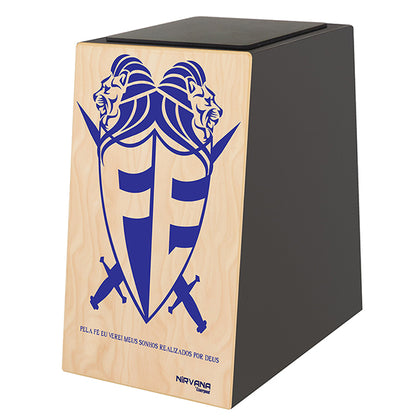 Liverpool Drumstick CAN L02 Nirvana Series Acoustic Percussion Cajon Printed Natural