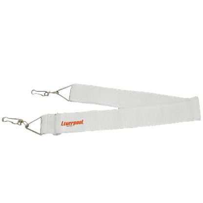 Liverpool TAL 2GAN Nylon Line Snare Strap with 2 Hooks White (TAL2GAN)