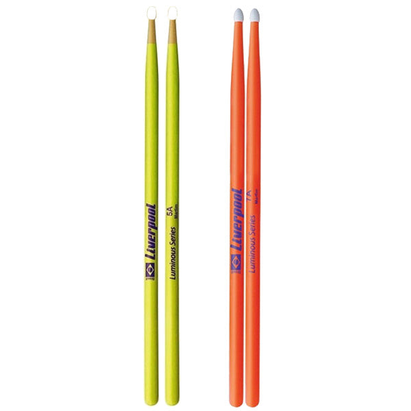 Liverpool Drumstick Luminious Series Marfim Wood Nylon Tip Drum Stick - MC 5AN 7AN