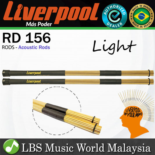 Liverpool Drumstick RD 156 Acoustic Rods Bambu Punk Drum Sticks - Light