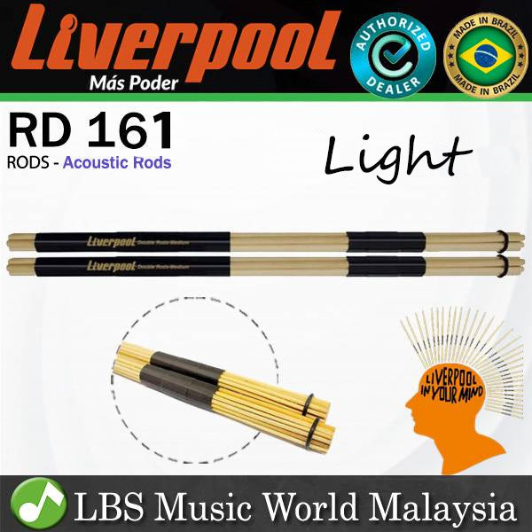 Liverpool Drumstick RD 161 Double Acoustic Bambu Punk Drum Stick - Light