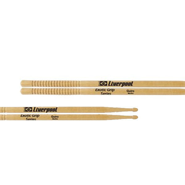Liverpool Drumstick Exotic Grip Series Marfim Wood Tip Drum Stick - PEG GUI RING CHO TIMB TRAD