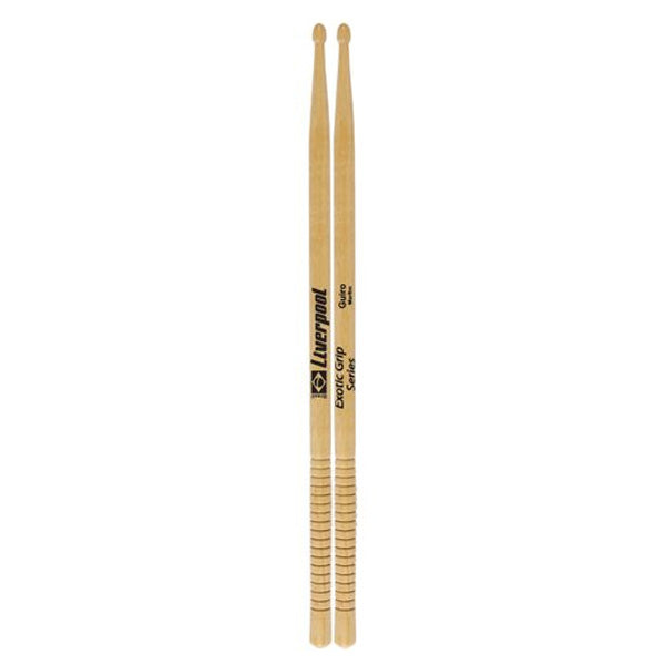 Liverpool Drumstick Exotic Grip Series Marfim Wood Tip Drum Stick - PEG GUI RING CHO TIMB TRAD