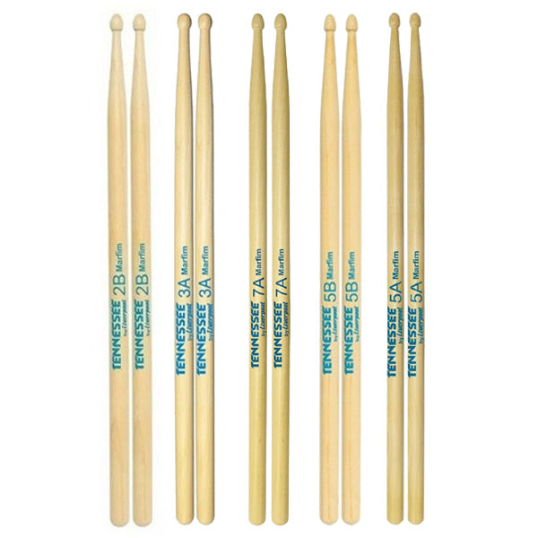 Liverpool Drumstick Tennesse Marfim Wood Tip Drum Stick - TN 2BM 3AM 5AM 5BM 7AM
