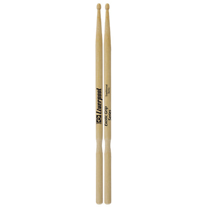 Liverpool Drumstick Exotic Grip Series Marfim Wood Tip Drum Stick - PEG GUI RING CHO TIMB TRAD