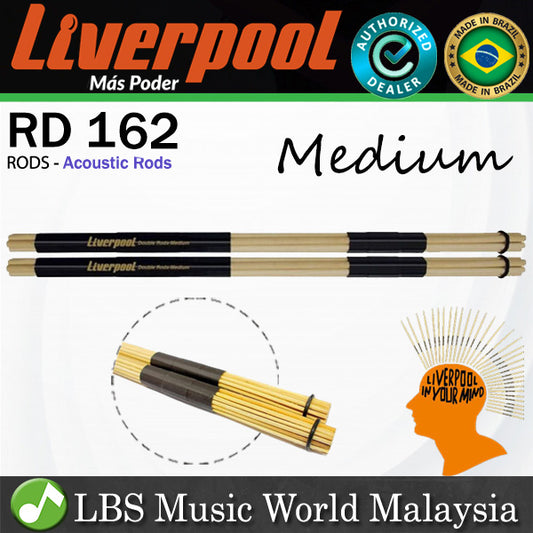 Liverpool Drumstick RD 162 Double Acoustic Rods Medium Bambu Drum Stick