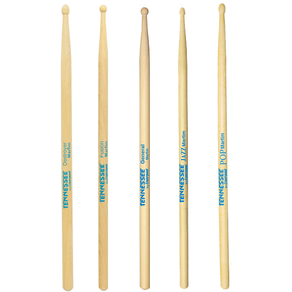 Liverpool Drumstick Tennesse Marfim Wood Tip Drum Stick - TN DES FUS GEN JAZ POP