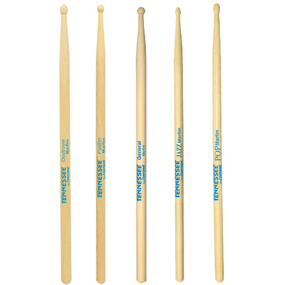 Liverpool Drumstick Tennesse Marfim Wood Tip Drum Stick - TN DES FUS GEN JAZ POP