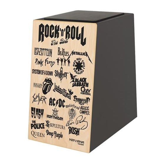 Liverpool Drumstick CAN L03 Nirvana Series Acoustic Percussion Cajon Rock and Roll Natural