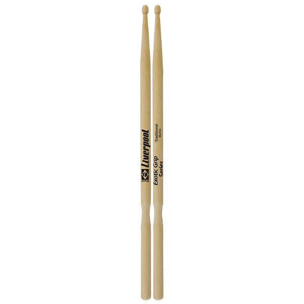 Liverpool Drumstick Exotic Grip Series Marfim Wood Tip Drum Stick - PEG GUI RING CHO TIMB TRAD