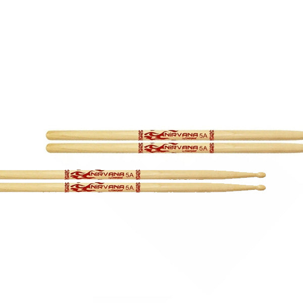Liverpool Drumstick Linha Nirvana Eco Bio Wood Tip Drum Stick - NI 5AM 5BM 7AM