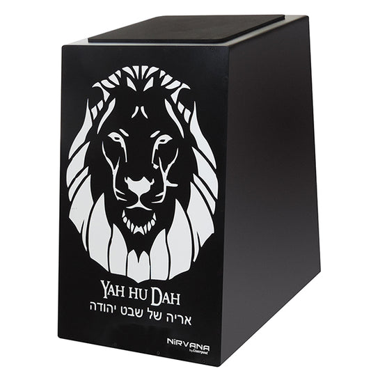 Liverpool Drumstick CAN 007M Nirvana Series Lion Print Electric Percussion Cajon Black