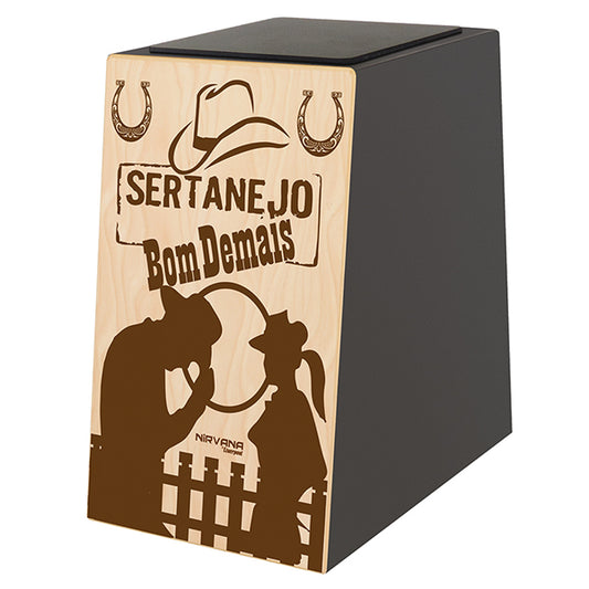 Liverpool Drumstick CAN L04M Nirvana Series Sertanejo Bom Demais Electric Percussion Cajon