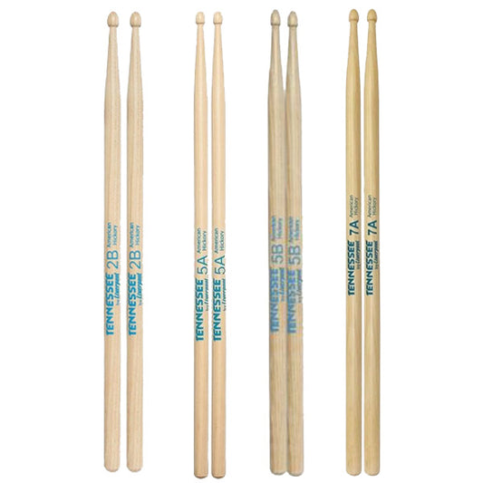 Liverpool Drumstick Tennnese American Hickory Wood Tip Drum Stick - TNHY 2BM 5AM 5BM 7AM