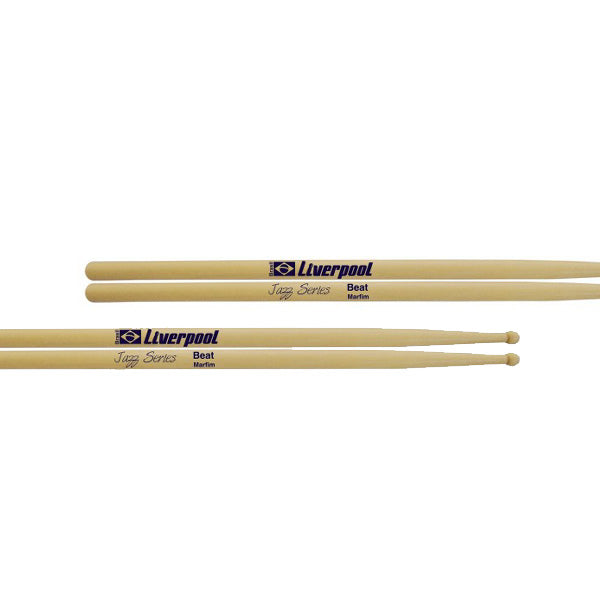 Liverpool Drumstick Jazz Series Marfim Wood Tip Drum Stick - JZ BEA RAG SES TOU