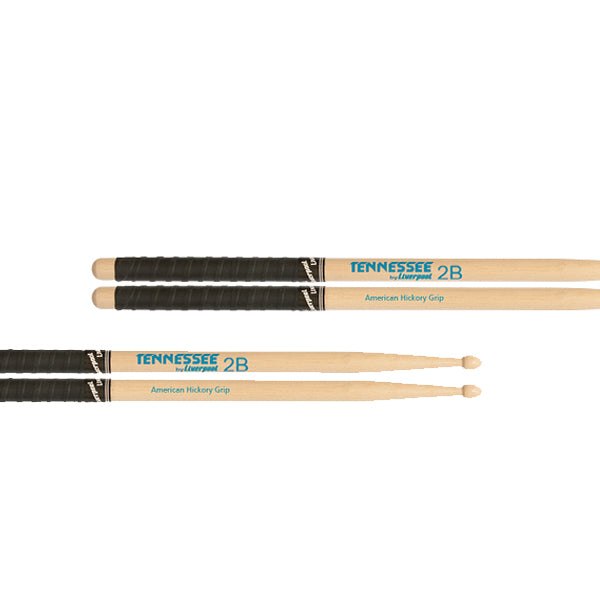 Liverpool Drumstick Tennesse Line American Hickory with Grip Nylon Tip Drum Stick - TNHY Line 2BNG 5ANG 5BNG 7ANG