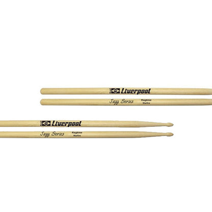Liverpool Drumstick Jazz Series Marfim Wood Tip Drum Stick - JZ BEA RAG SES TOU