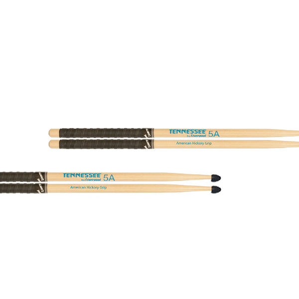 Liverpool Drumstick Tennesse Line American Hickory with Grip Nylon Tip Drum Stick - TNHY Line 2BNG 5ANG 5BNG 7ANG