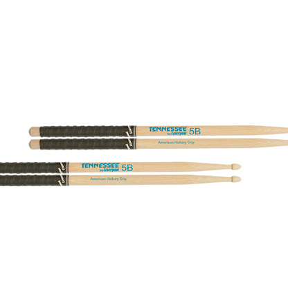 Liverpool Drumstick Tennesse Line American Hickory with Grip Wood Tip Drum Stick -TNHY 2BMG 5AMG 5BMG 7AMG