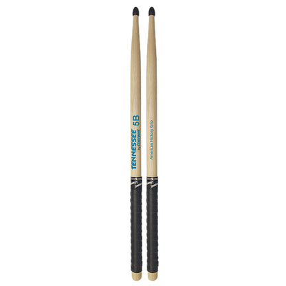 Liverpool Drumstick Tennesse Line American Hickory with Grip Nylon Tip Drum Stick - TNHY Line 2BNG 5ANG 5BNG 7ANG