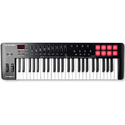 M-Audio Oxygen 49 MKV USB MIDI Keyboard Controller With Pad, Knob and Faders (M Audio)