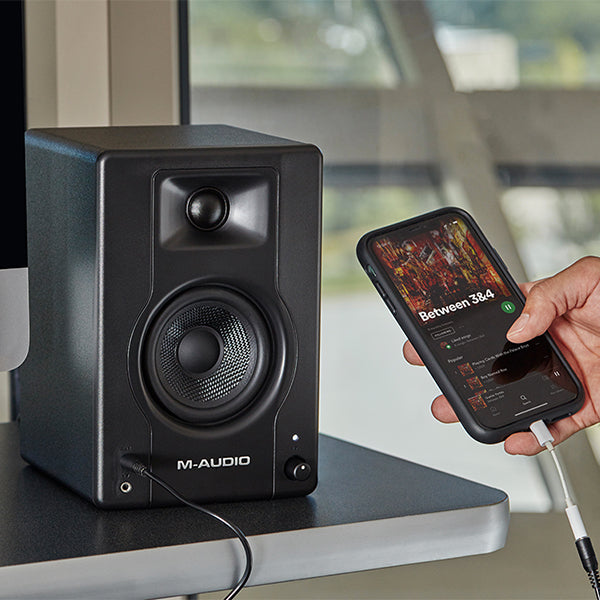 M-Audio BX3 BT 3.5” 120 Watt Multimedia Reference Monitors Speaker For Music Production - Pair (M Audio BX3BT)