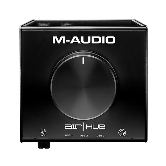 M-Audio AIR|Hub USB Monitoring Audio Interface with Built in Hub 3 Port Hub (Air Hub)