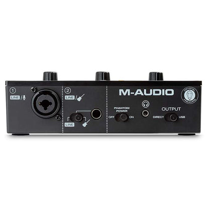 M-Audio M-Track Solo 2 Channel USB Audio Interface with Software (M Audio M Track)