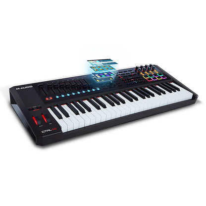 M-Audio CTRL49 49 Key USB Midi Smart Controller Keyboard with Full Colour Screen (CTRL 49)